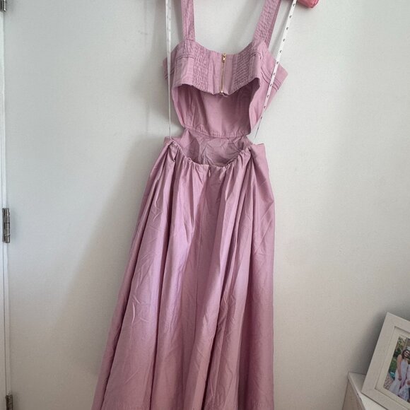 Aje Frequency Cutout Dress in Lilac - Picture 5 of 6